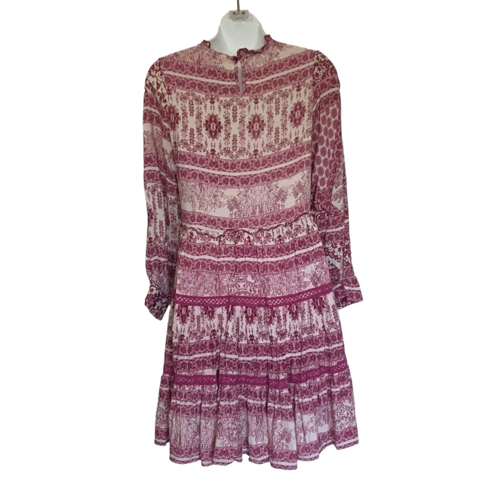 JAASE Fey Boho Mini Dress In Rhapsody Size XS - Picture 4 of 12
